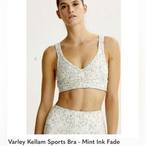 VARLEY Move Kellam Sports Bra - Mint Ink Fade Size M